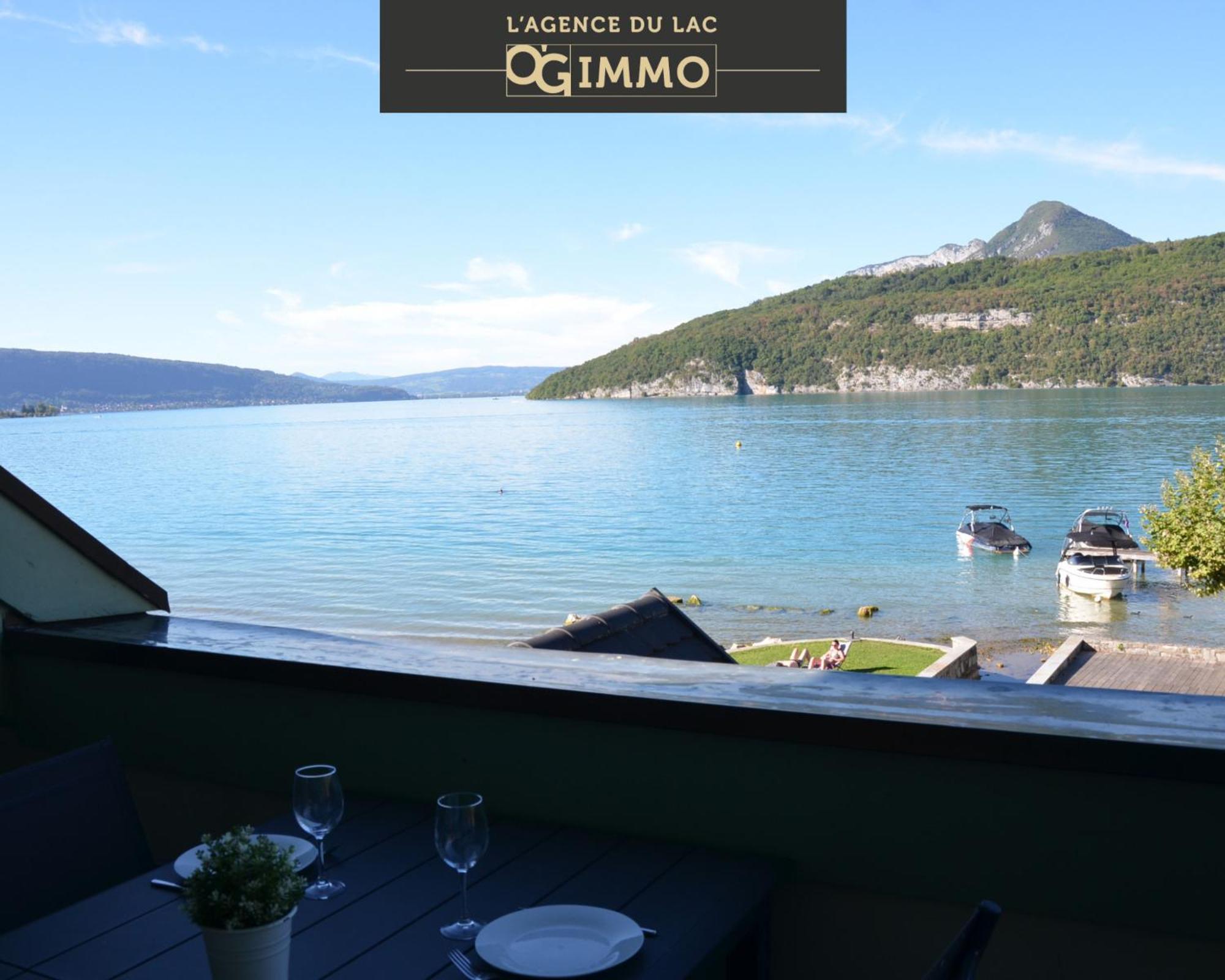 La Terrasse Du Lac Duingt Bagian luar foto